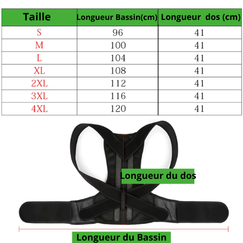 Monixera™ Correcteur De Posture Dorsale